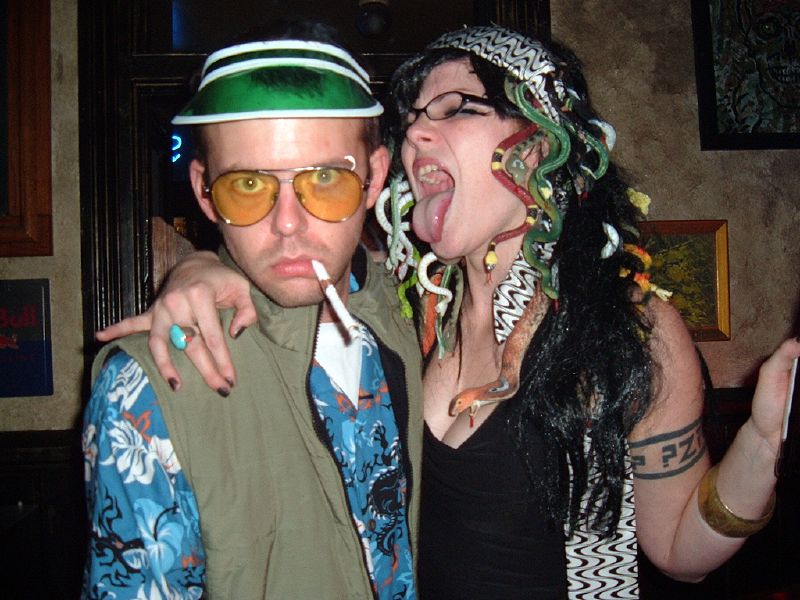 Hunter S. Thompson in costume, Baltimore, 2006