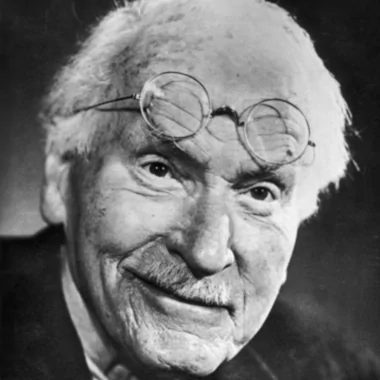 A photograph of the Swiss psychiatrist Carl Gustav Jung.
