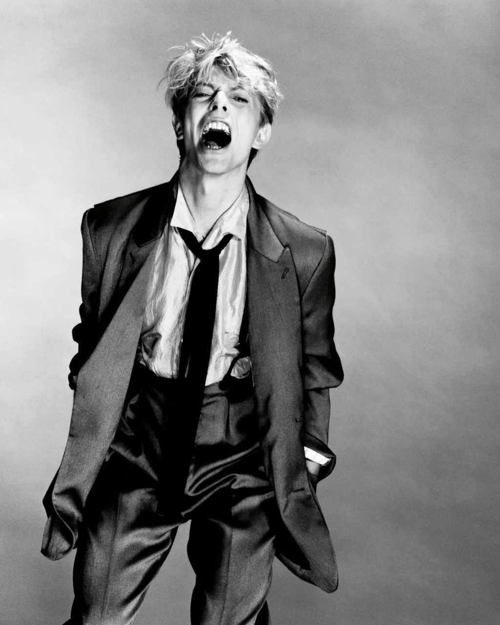 A photograph of David Bowie.