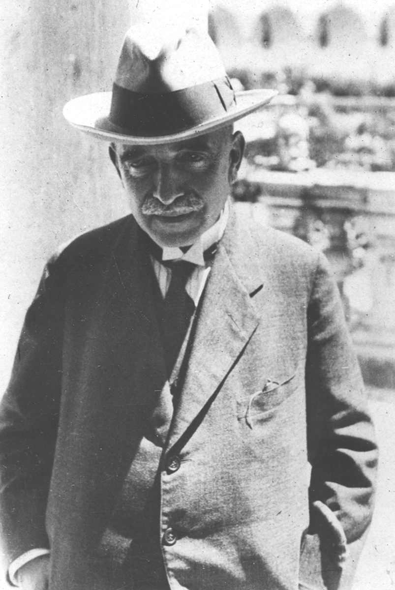 Aby Warburg in Naples, 1929.