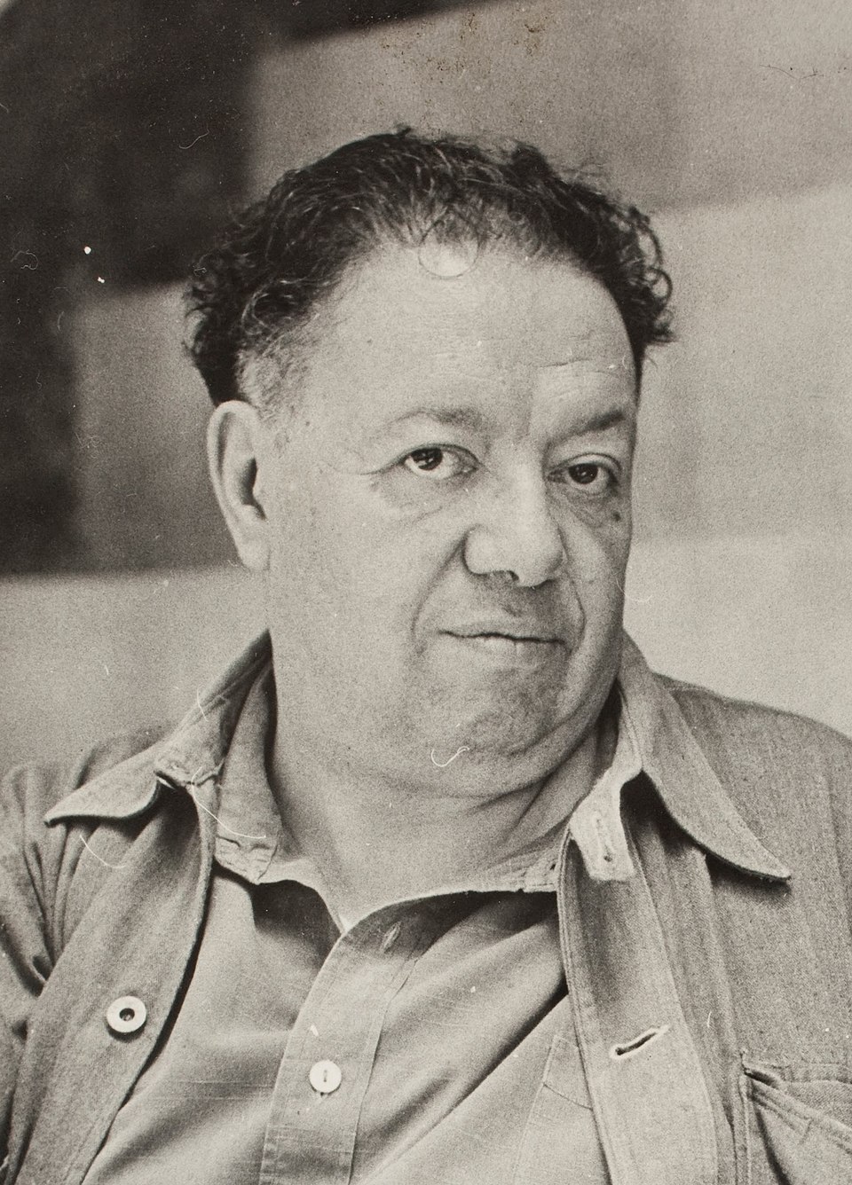 A photograph of muralist Diego Rivera.