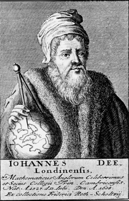 Portrait of John Dee.