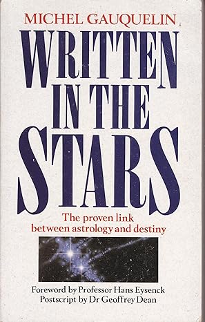 Book cover of 'Cosmic Influences on Human Behavior' by Michel Gauquelin.