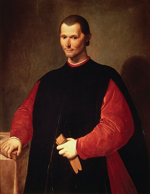 A portrait of Niccolò Machiavelli by Santi di Tito.
