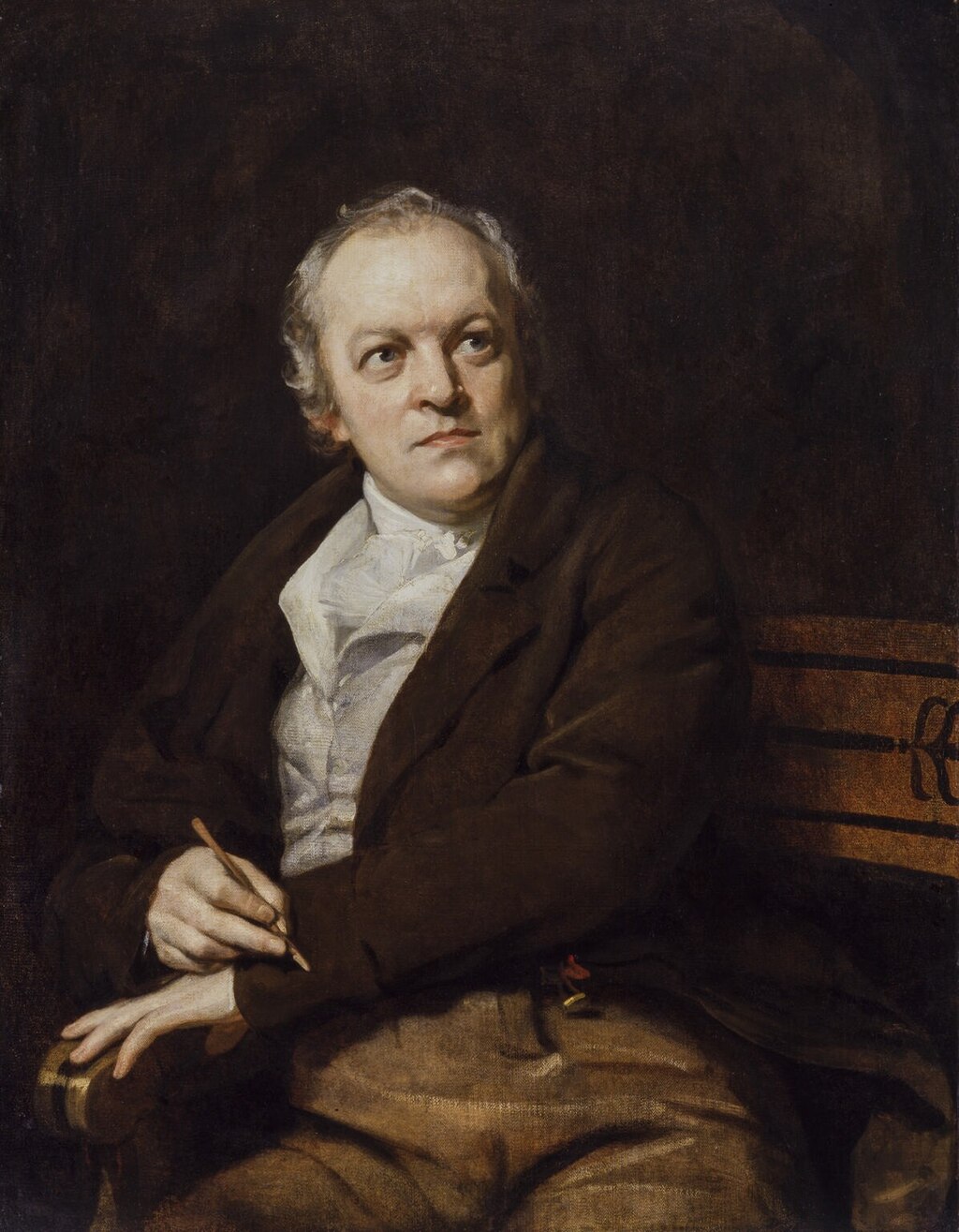Portrait of William Blake (1807) by Thomas Phillips.