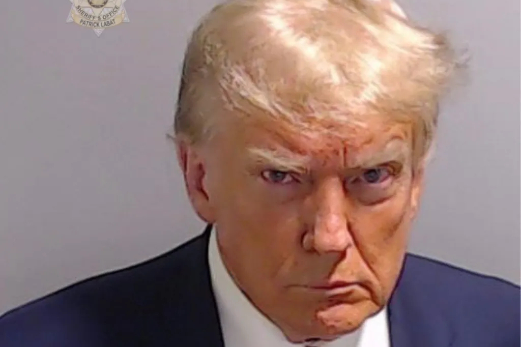 A photograph of Donald Trump.