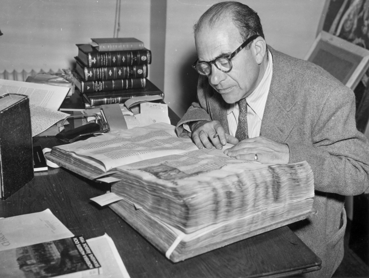 Portrait of Erwin Panofsky.